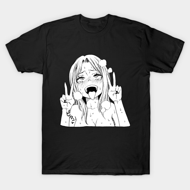 Ahegao face T-Shirt by Venandeu